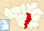 Manchester UK locator map